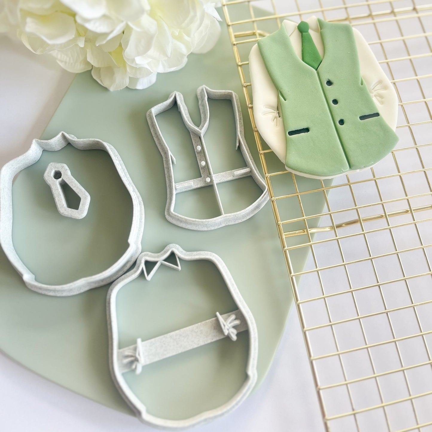 Groom Suit Cookie Cutter Set