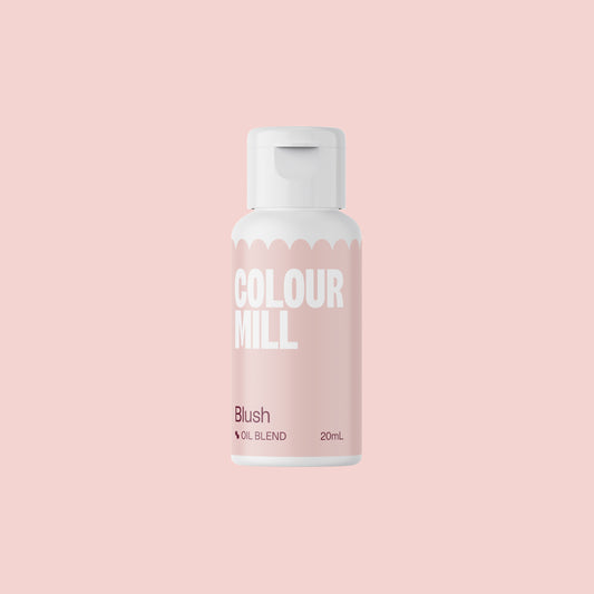 Bottle of Colour Mill Blush on a pink background