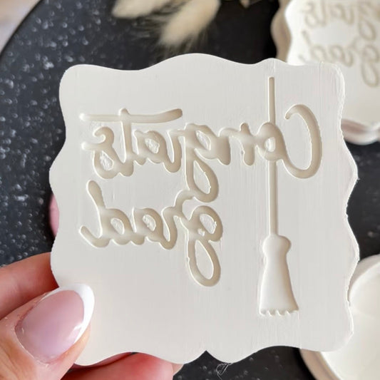 Premium Congrats Grad Embosser & Cookie Cutter