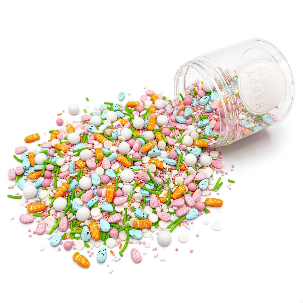 So Egg-Cited sprinkle mix – pastel Easter-themed sprinkles perfect for cookies, cupcakes, and cakes.