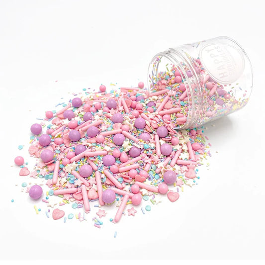 Pastel Vibes sprinkle mix – dreamy pastel sprinkles for baby showers, birthdays, and elegant cookies.